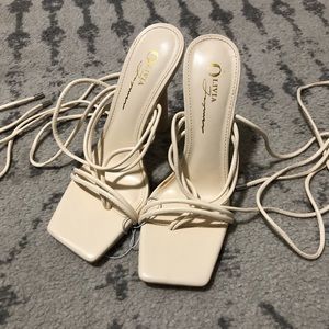 Olivia Jaymes open Toe Wrap Around Heel